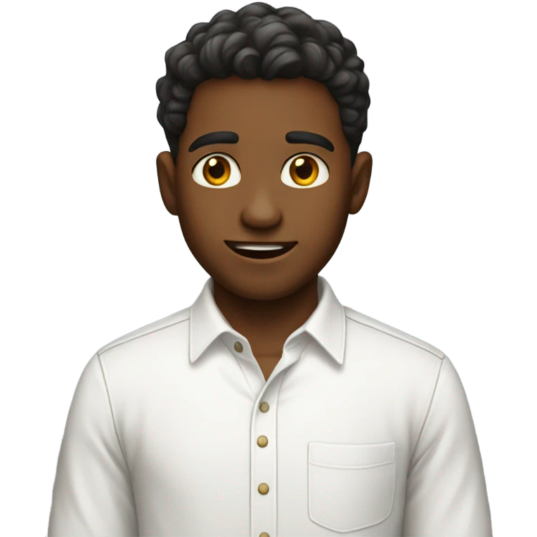 boy in white shirt meme emoji