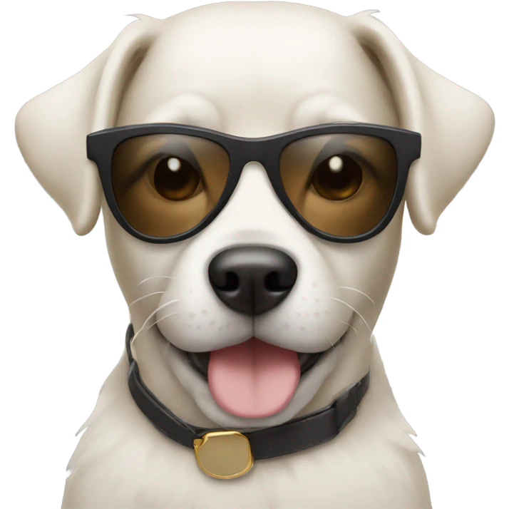 dog with sunglasses  emoji