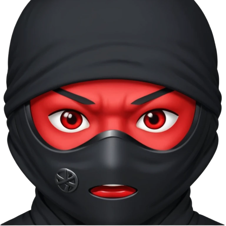 Red eye ninja emoji