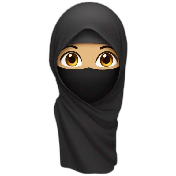 girl with niqab emoji