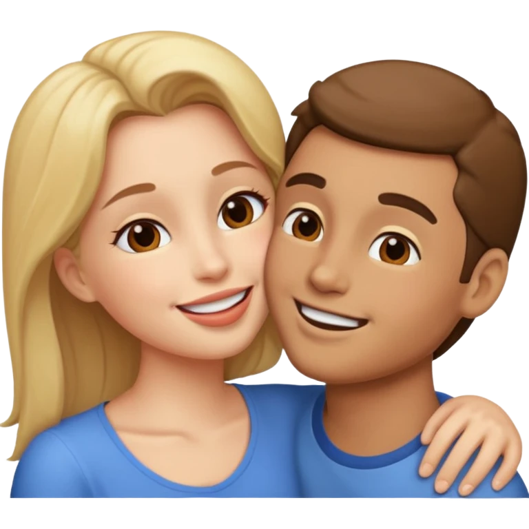 Besándose emoji