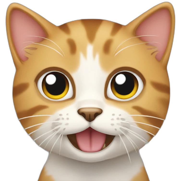 Meowing emoji