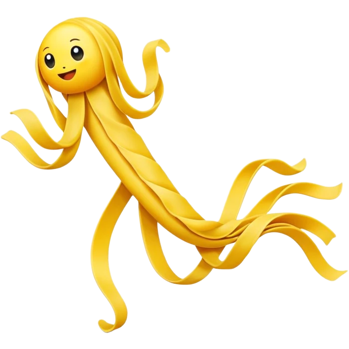 Noodle walking emoji
