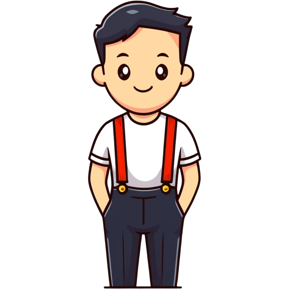 funny suspenders emoji