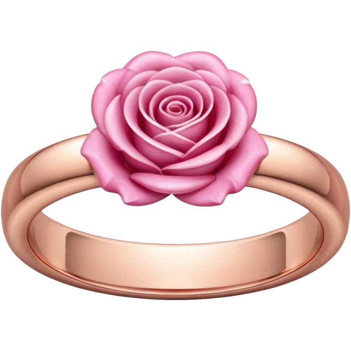 create a wedding ring emoji with a pink tone emoji