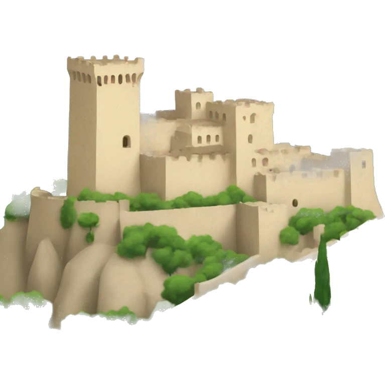 Mediterranean Castle on a hill  emoji