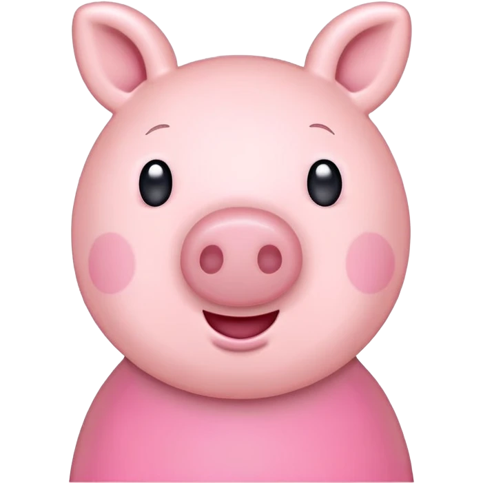 Peppa pig female emoji