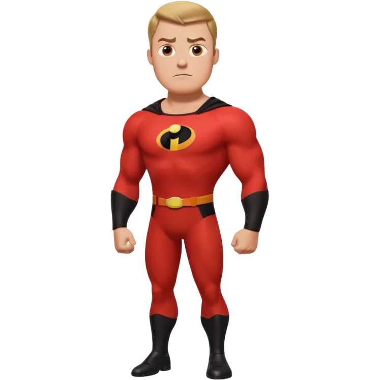 Mr. Incredible from The Incredibles Movie emoji