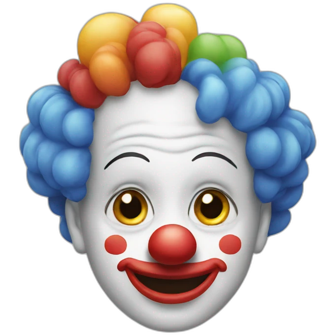 clown head emoji