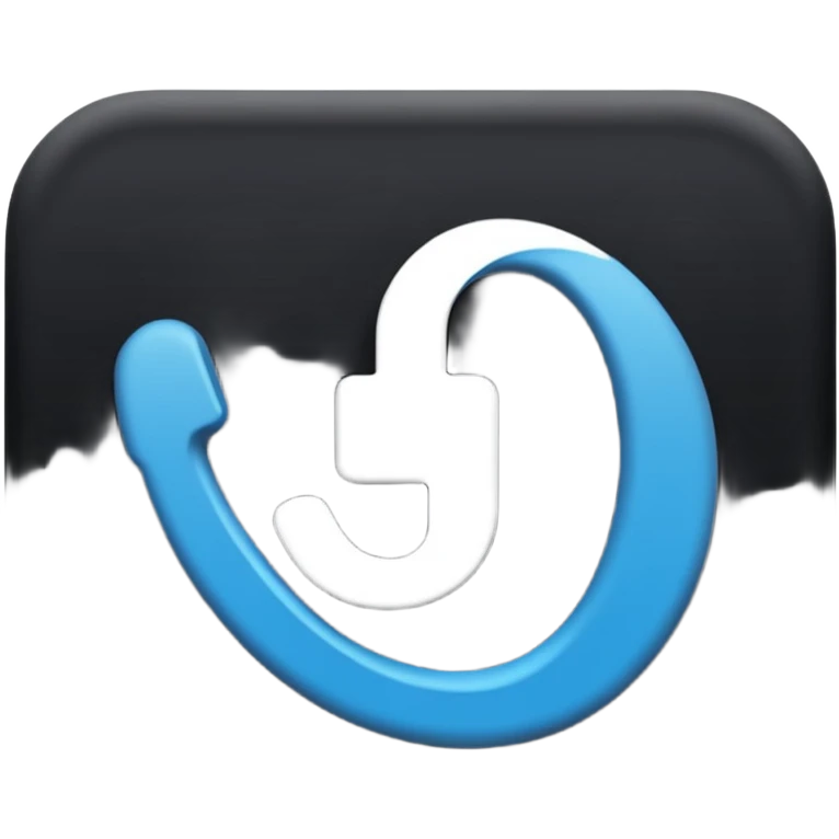 Un logo écrit plus sama emoji