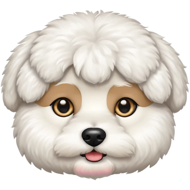 bichon frise face emoji