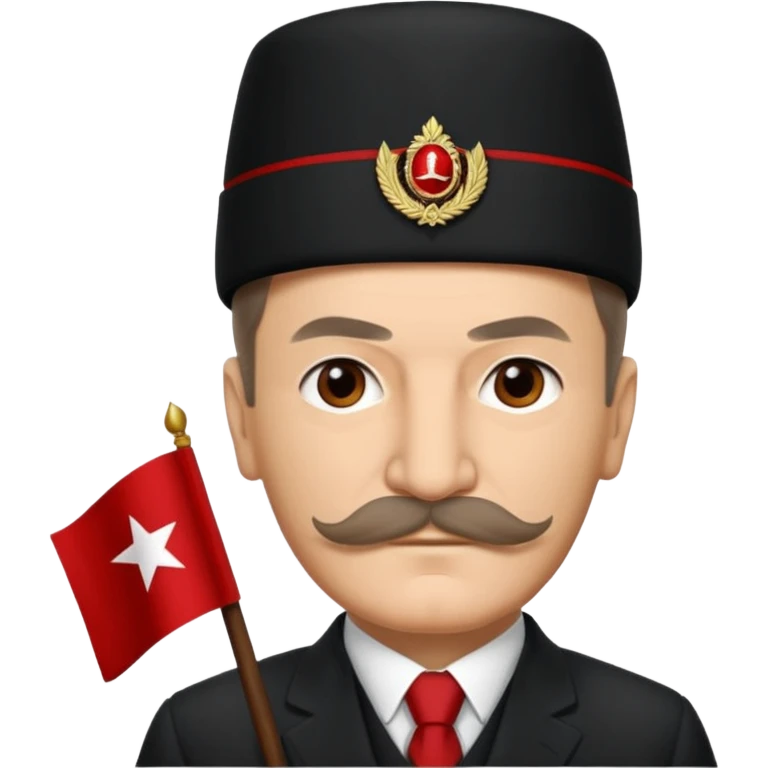 Atatürk kafasında şamkayla emoji