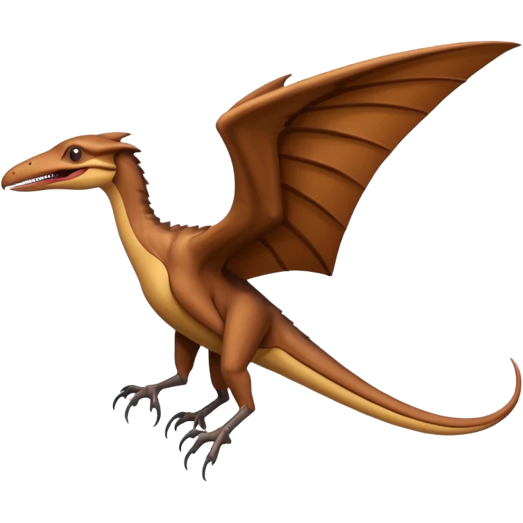 Make a pterosaur emoji