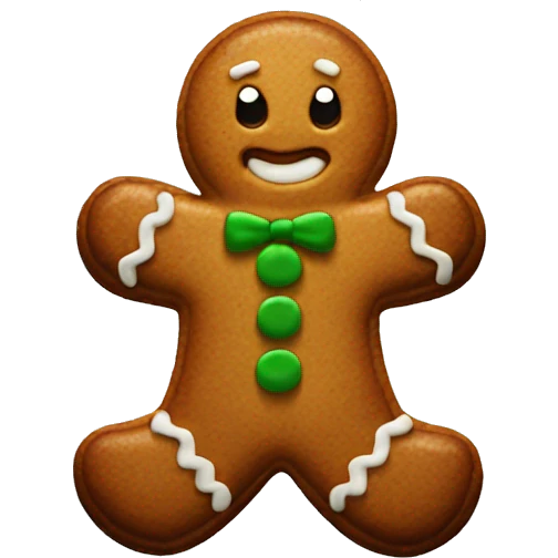 Ginger bread man emoji