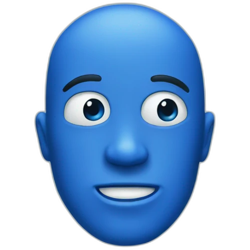 Blue man emoji