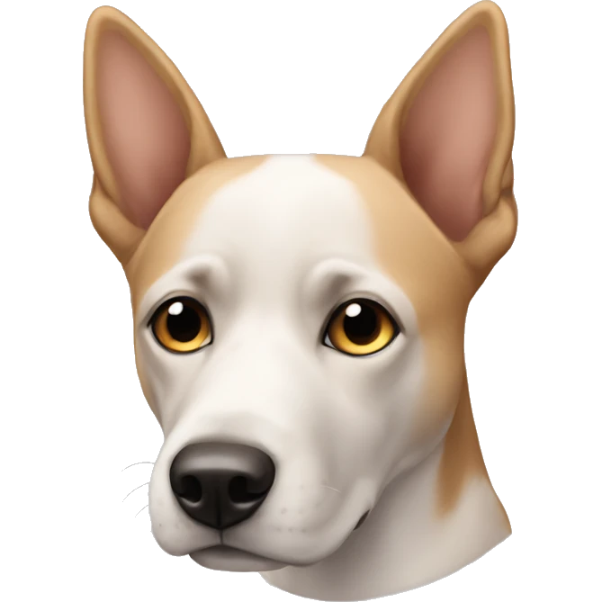 Perro sin pelo emoji