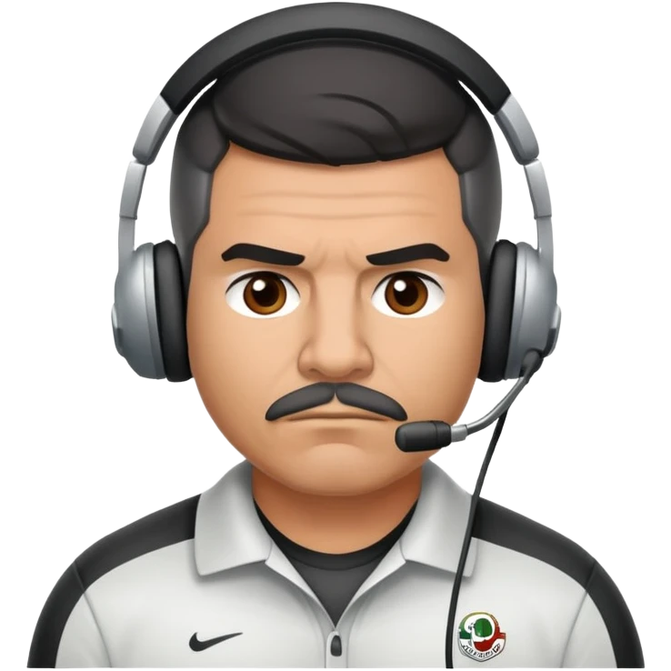Mexican American football coach emoji