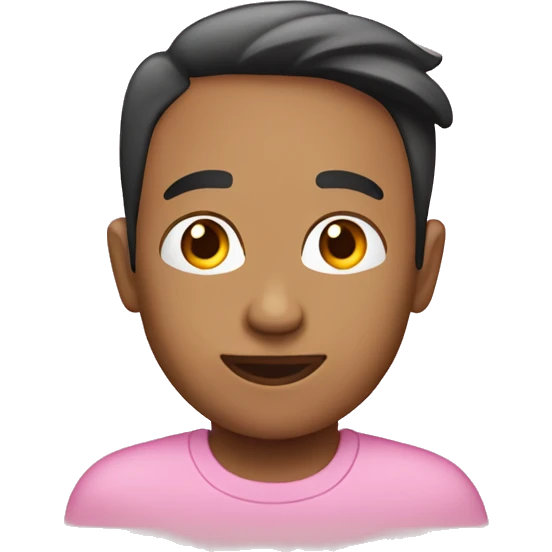 Círculo  color rosa  emoji