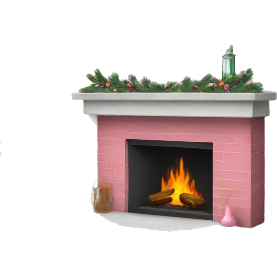 Winter Pink FirePlace emoji