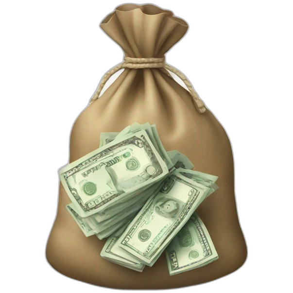 bag of money emoji