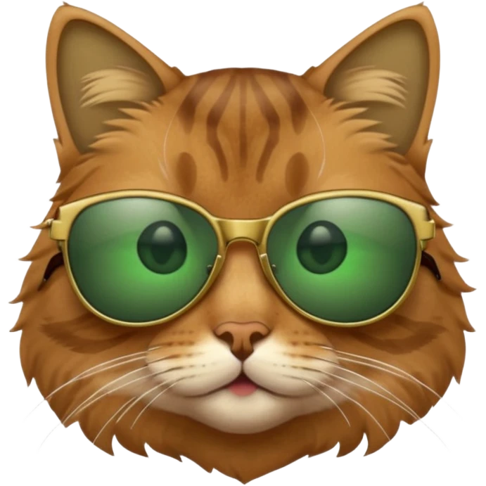 Cat wearing sunglasses emoji