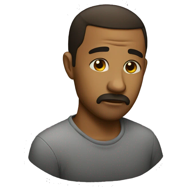 very sad emoji