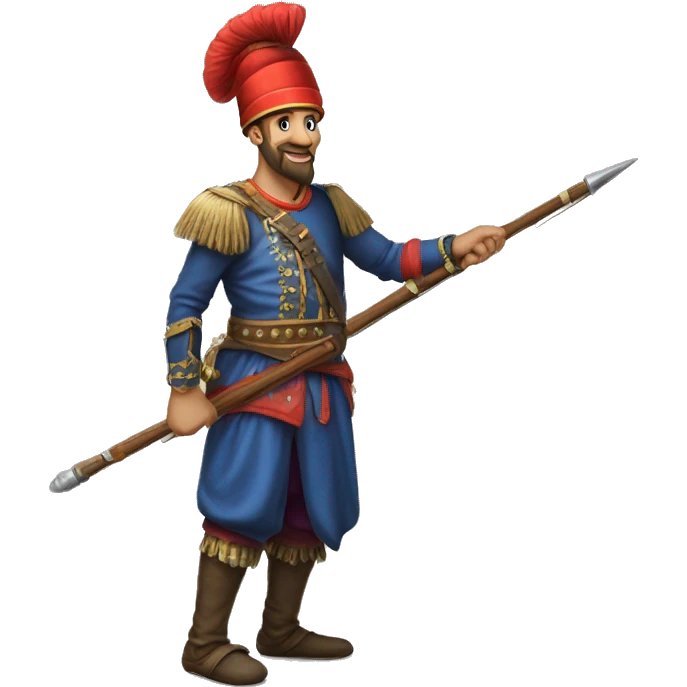 A full-length ottoman  janissary emoji