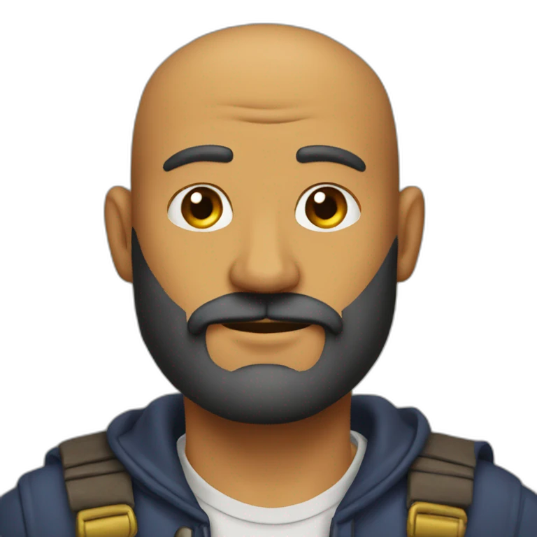 Mago con barba emoji