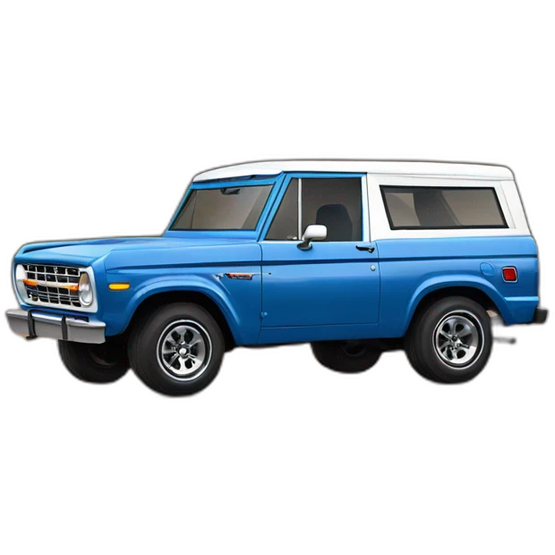 blue ford bronco emoji