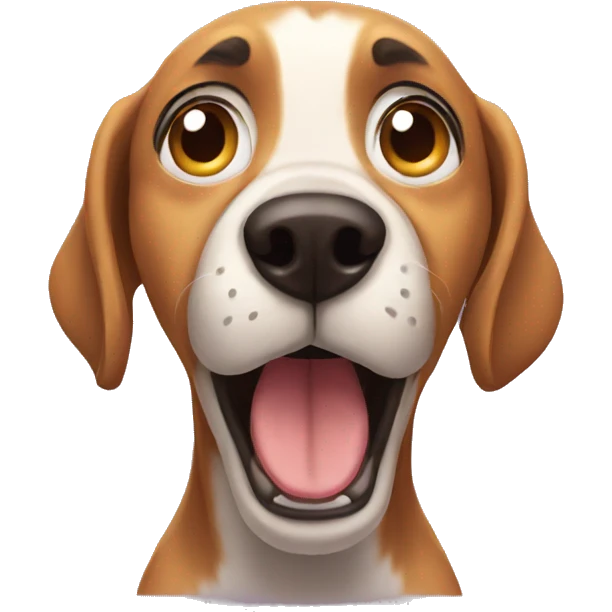 scared dog emoji