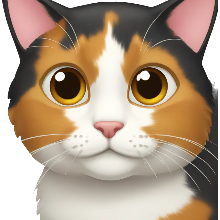 Calico cat emoji