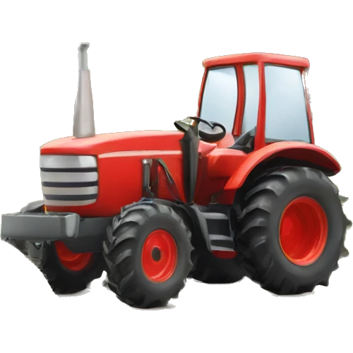 Canada maple leaf and a tractor emoji