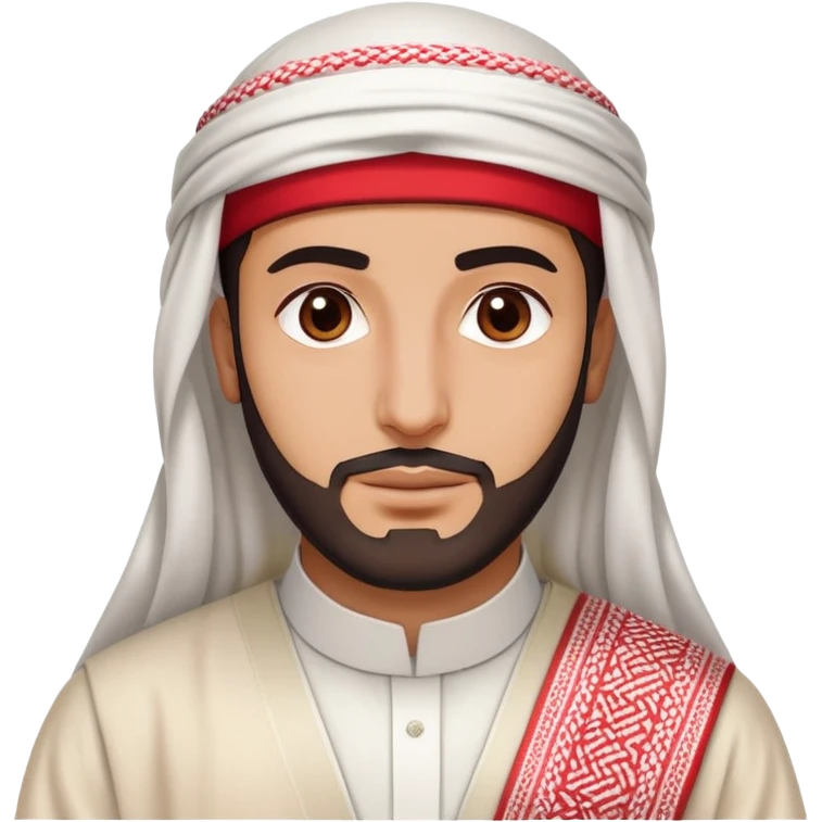 Saudi man in traditional attire emoji