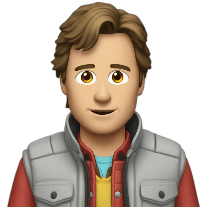 marty mcfly emoji