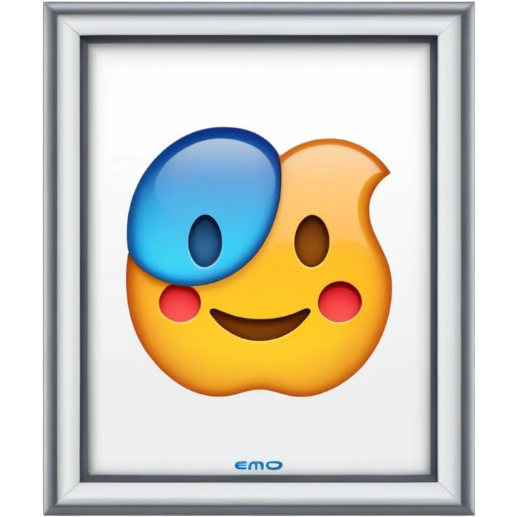 frame with company logo emoji