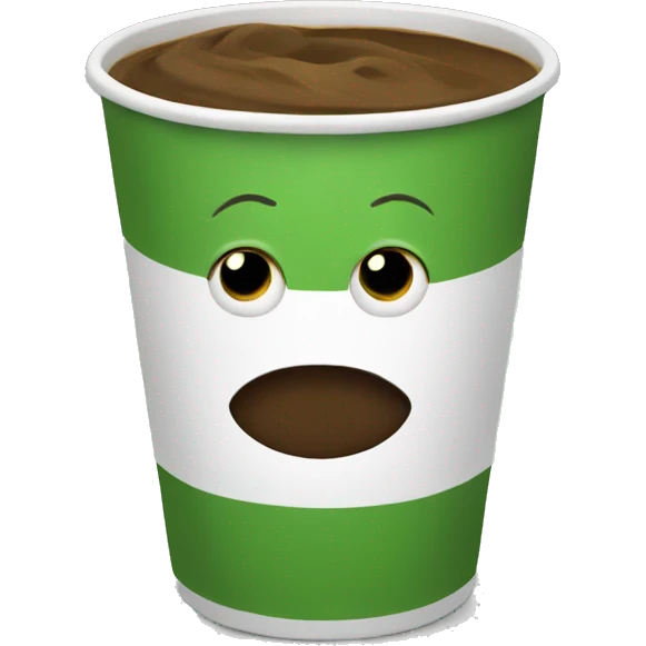 Green coffee  emoji