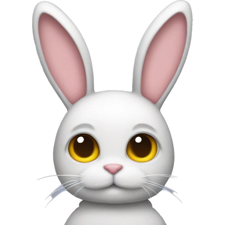 Bunny with cat ear emoji