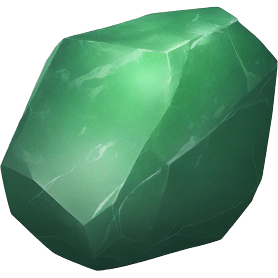 Green stone emoji
