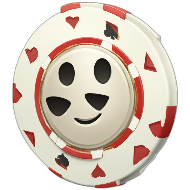 Poker chips emoji