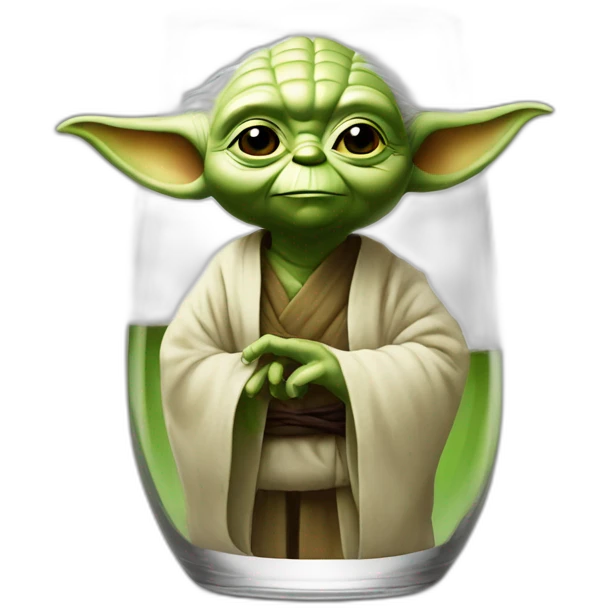 Yoda verre de bière emoji