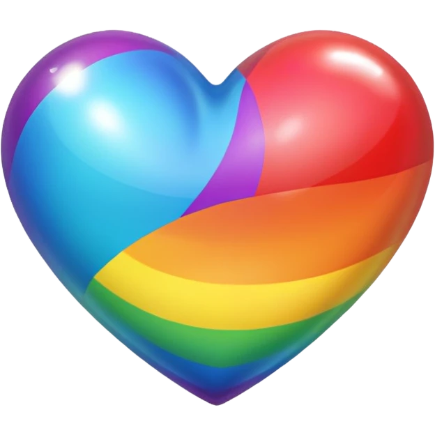 rainbow heart emoji