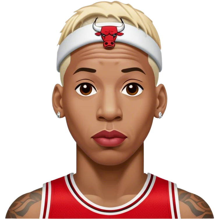 Dennis Rodman Chicago bulls #91 emoji