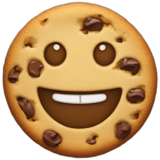 cookie smile emoji