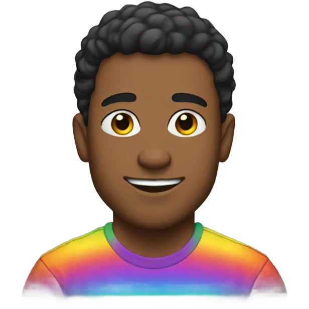 Justin Jefferson wearing rainbow shirt emoji