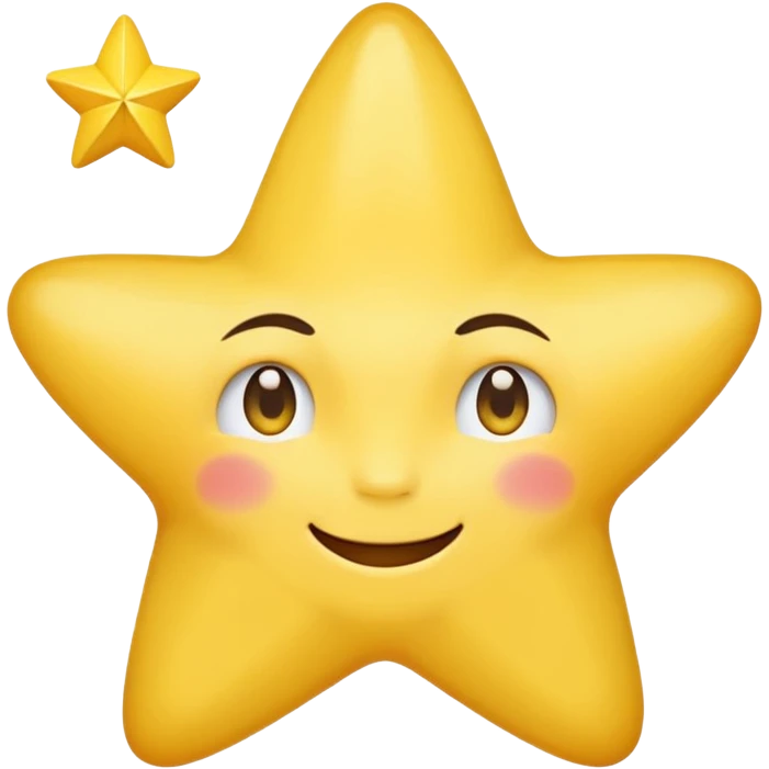 A star emoji smiling softly and eyes closed emoji