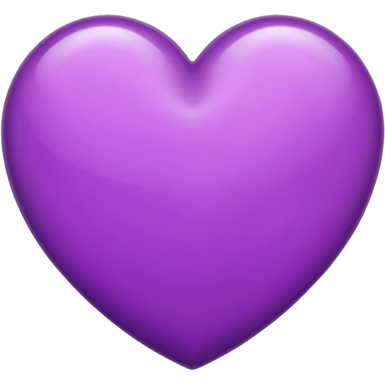 IOS's love letter emoji but with a purple heart instead of a red heart, closed emoji