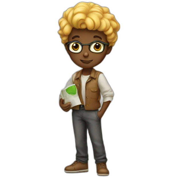 boy genius emoji