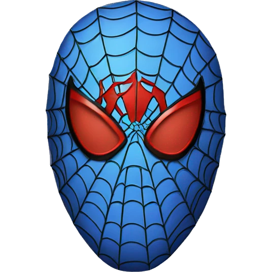 Spiderman mask emoji