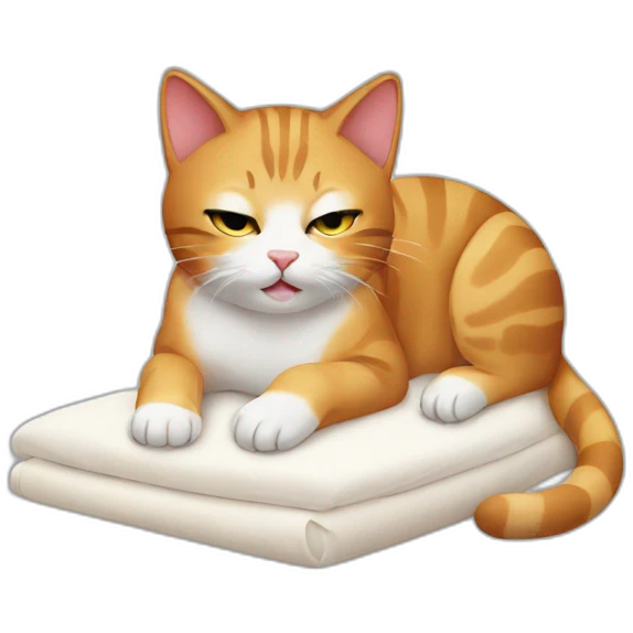 cat massage emoji