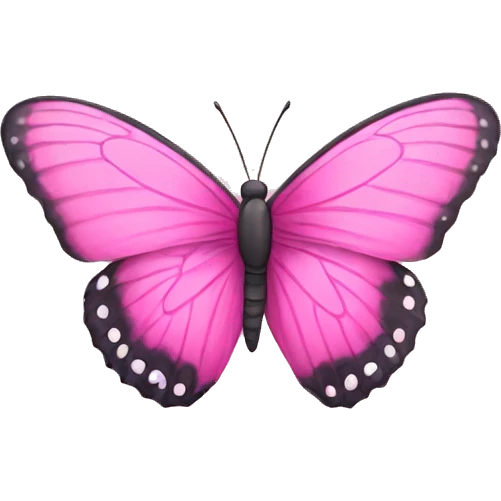 pink butterfly emoji